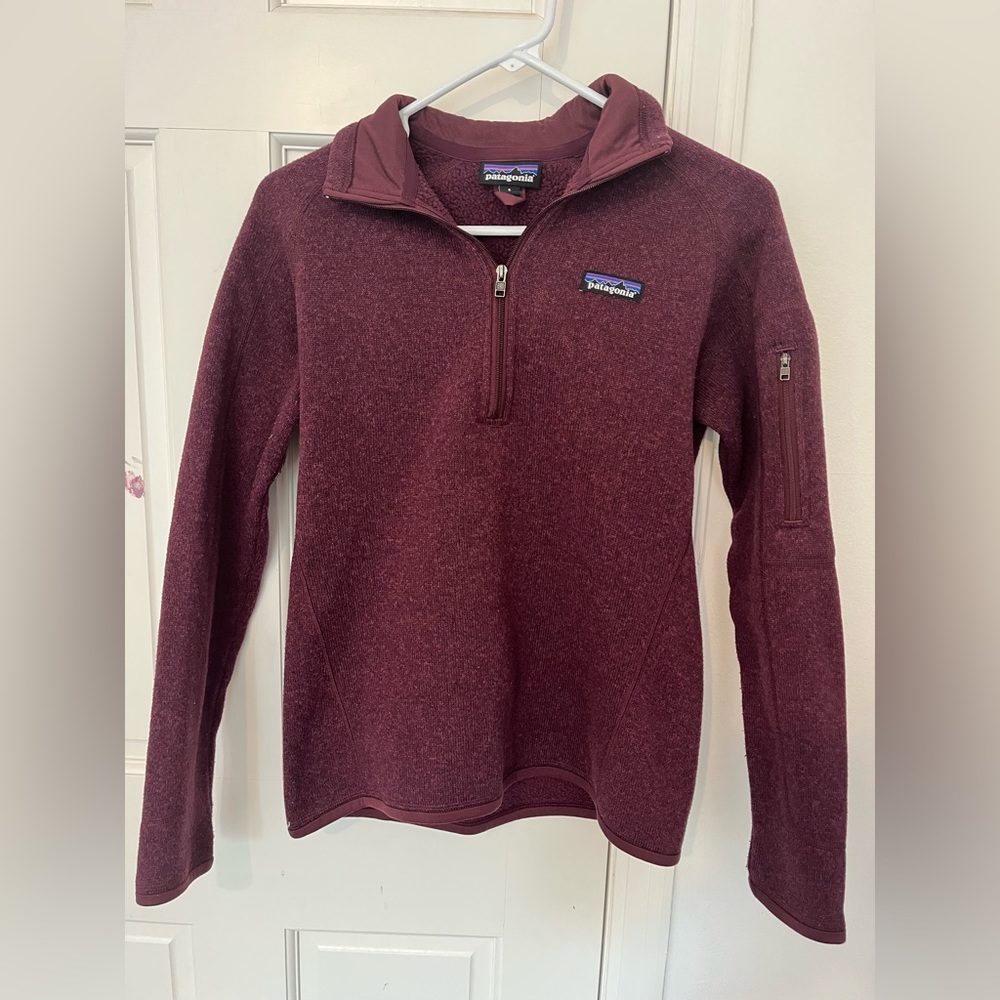 patagonia better sweater quarter zip